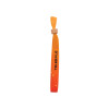RPET Fabric Wristbands with Bamboo Toggle Orange